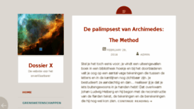 What Dossierx.nl website looked like in 2016 (8 years ago)