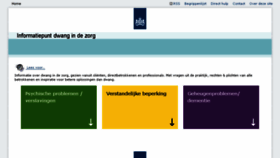 What Dwangindezorg.nl website looked like in 2016 (8 years ago)