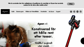 What Dyson.se website looked like in 2016 (8 years ago)