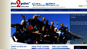 What Dive2gether.com website looked like in 2016 (8 years ago)