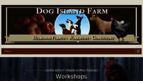 What Dogislandfarm.com website looked like in 2016 (8 years ago)