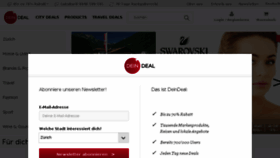 What Deindeal.ch website looked like in 2016 (9 years ago)