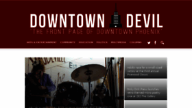 What Downtowndevil.com website looked like in 2016 (8 years ago)