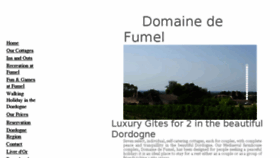 What Domainedefumel.com website looked like in 2016 (8 years ago)