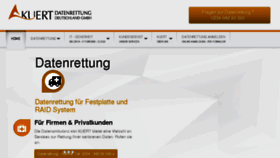 What Datenambulanz.de website looked like in 2016 (8 years ago)