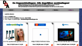 What Dedagaanbiedingen.be website looked like in 2016 (8 years ago)