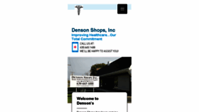 What Densonshops.com website looked like in 2016 (7 years ago)