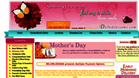 What Delhiblossoms.com website looked like in 2016 (8 years ago)