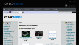 What Diyledexpress.com website looked like in 2016 (8 years ago)