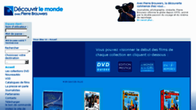 What Decouvrir-le-monde.com website looked like in 2016 (8 years ago)