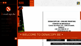 What Denacopy.be website looked like in 2016 (8 years ago)