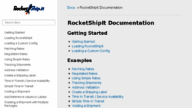 What Docs.rocketship.it website looked like in 2016 (8 years ago)