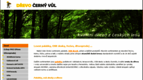 What Drevocernyvul.cz website looked like in 2016 (8 years ago)
