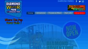 What Diamondwaterpark.com website looked like in 2016 (8 years ago)