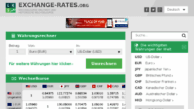What De.exchange-rates.org website looked like in 2016 (8 years ago)