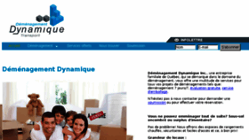 What Demenagementdynamique.com website looked like in 2016 (8 years ago)