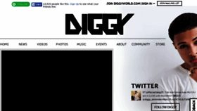What Diggyworld.com website looked like in 2016 (8 years ago)