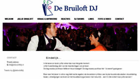 What Debruiloftdj.nl website looked like in 2016 (8 years ago)