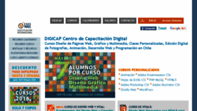 What Digicap.cl website looked like in 2016 (8 years ago)
