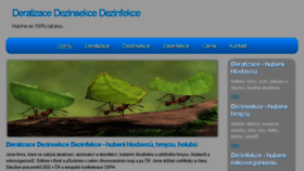 What Deratizace-nonstop.cz website looked like in 2016 (7 years ago)