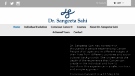 What Drsangeetasahi.com website looked like in 2016 (8 years ago)