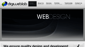 What Digiweblab.com website looked like in 2016 (9 years ago)