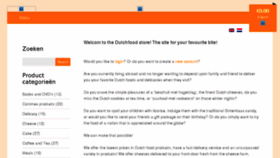 What Dutchfood.com website looked like in 2016 (8 years ago)