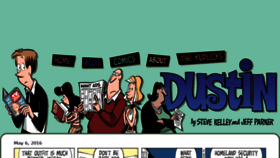 What Dustincomics.com website looked like in 2016 (8 years ago)