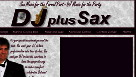What Djplussax.com website looked like in 2016 (7 years ago)