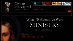 What Divinemercyart.com website looked like in 2016 (8 years ago)