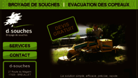 What D-souches.fr website looked like in 2016 (8 years ago)