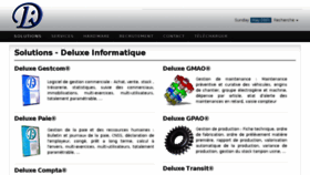 What Deluxe-informatique.com website looked like in 2016 (7 years ago)