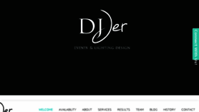 What Djjer.com website looked like in 2016 (7 years ago)