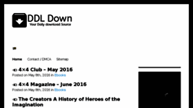 What Ddldown.com website looked like in 2016 (7 years ago)