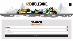 What Doublesome.com website looked like in 2016 (7 years ago)