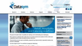 What Datasym.co.uk website looked like in 2016 (8 years ago)