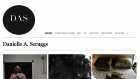 What Daniellescruggs.com website looked like in 2016 (7 years ago)