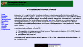 What Datasqueezesoftware.com website looked like in 2016 (7 years ago)