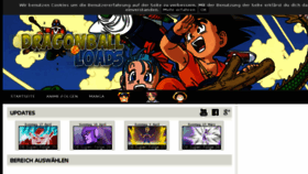 What Dragonball-loads.tv website looked like in 2016 (8 years ago)