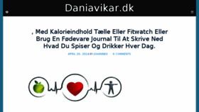 What Daniavikar.dk website looked like in 2016 (8 years ago)