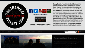 What Dearlydepartedtours.com website looked like in 2016 (7 years ago)