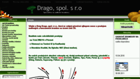 What Drago.cz website looked like in 2016 (7 years ago)