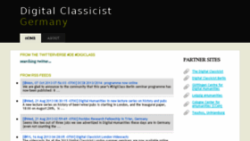 What De.digitalclassicist.org website looked like in 2016 (8 years ago)
