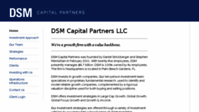 What Dsmcapital.com website looked like in 2016 (8 years ago)