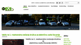 What Devs.si website looked like in 2016 (9 years ago)