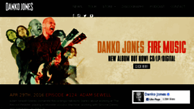 What Dankojones.com website looked like in 2016 (7 years ago)