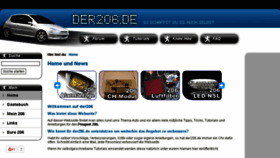 What Der206.de website looked like in 2016 (7 years ago)