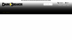 What Darkbreaker.com website looked like in 2016 (8 years ago)