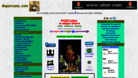 What Deporcuna.com website looked like in 2016 (9 years ago)