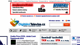 What Digitalnitelevize.cz website looked like in 2016 (7 years ago)